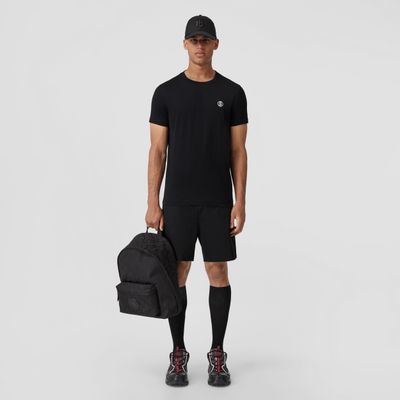 Monogram Motif Cotton T-shirt Black - Men | Burberry® Official