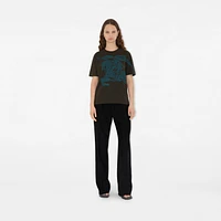 EKD Cotton T-shirt in Snug - Women | Burberry® Official