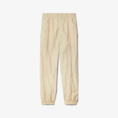 Nylon Jogging Pants in Soap - Men | Burberry® Official