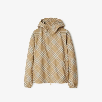 Check Jacket in Flax - Men | Burberry® Official