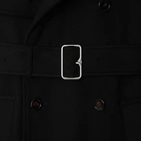 Cashmere Trench Coat in Black - Women | Burberry® Official