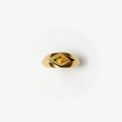 Hollow Ring in Gold - Women | Burberry® Official