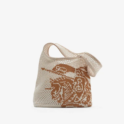 Small EKD Crochet Bag in White/sand - Women, Nylon, Technical | Burberry® Official