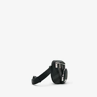 Grid Belt Bag in Charcoal - Men | Burberry® Official