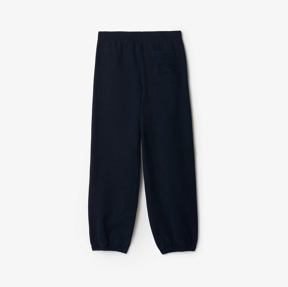 Cotton Jogging Pants in Navy - Men | Burberry® Official