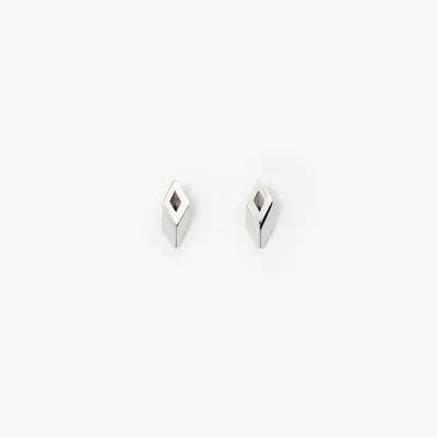 Hollow Stud Earrings in Silver - Women | Burberry® Official