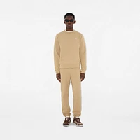 Knight Stamp Cotton Jogging Pants in Flax - Men | Burberry® Official