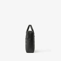 Ainsworth Briefcase in Charcoal grey - Men, Canvas | Burberry® Official