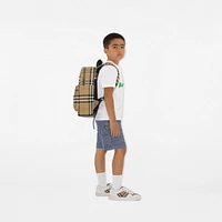 Check Backpack in Sand - Children | Burberry® Official