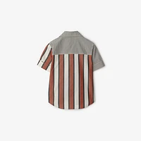 Striped Cotton Shirt in Multicolour | Burberry® Official