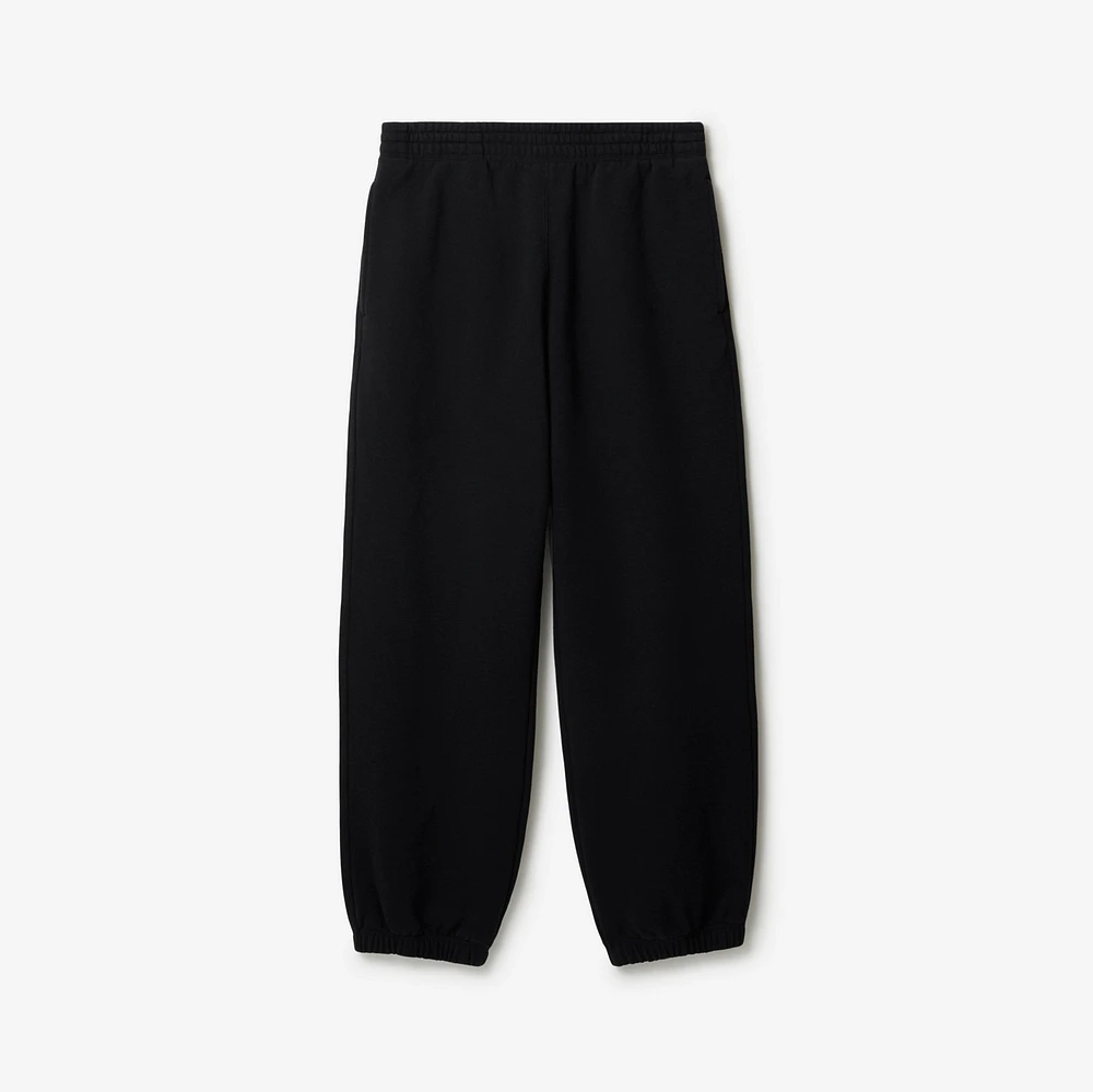 Cotton Jogging Pants in Black - Men | Burberry® Official