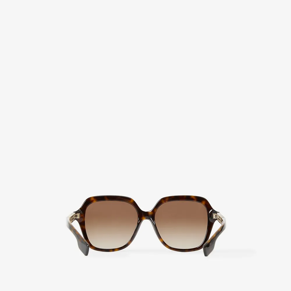 Oversized Square Frame Sunglasses in Tortoiseshell - Women