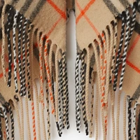 Check Wool Cashmere Cape in Sand | Burberry® Official