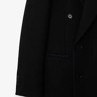 Wool Tailored Coat in Black - Men | Burberry® Official