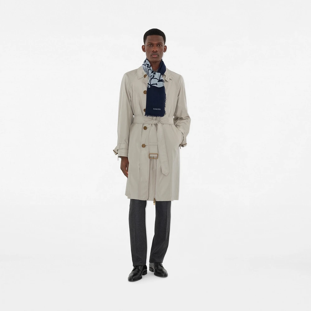 Wide EKD Wool Scarf in Bank | Burberry® Official