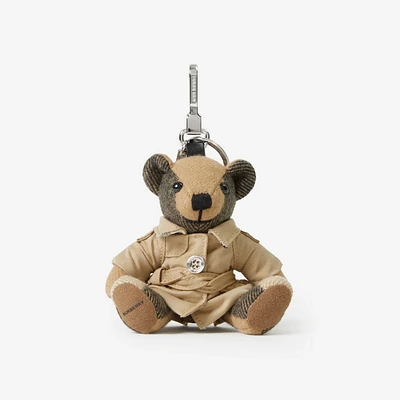 Thomas Bear Charm in Trench Coat in Archive beige - Women | Burberry® Official