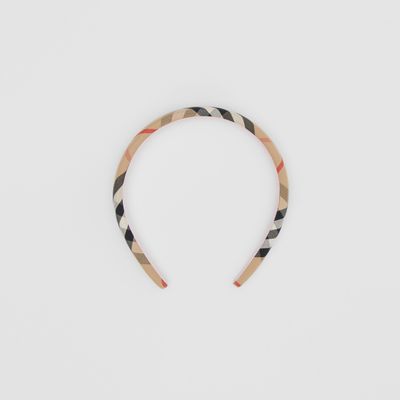 Vintage Check Hairband in Archive Beige | Burberry® Official