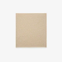 B Charm Wool Scarf in Sand | Burberry® Official
