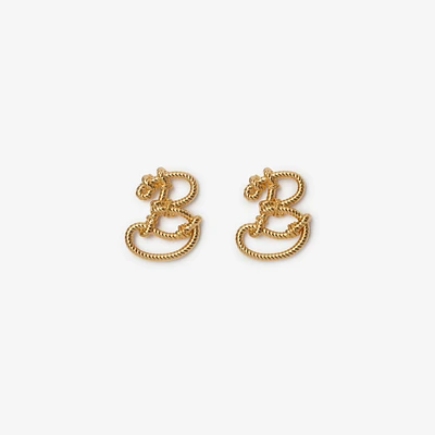 Nautical Knot Stud Earrings​ in Gold