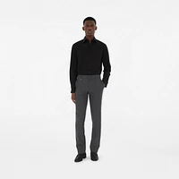Wool Tailored Trousers in Rock grey - Men | Burberry® Official