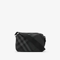 Slim Grid Crossbody Bag in Charcoal - Men, Nylon, Technical | Burberry® Official