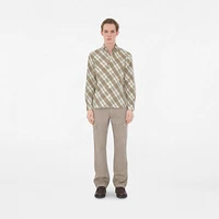 Regular Fit Check Cotton Shirt - Men | Burberry® Official