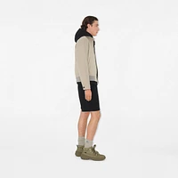 EKD Badge Cotton Shorts in Black - Men | Burberry® Official