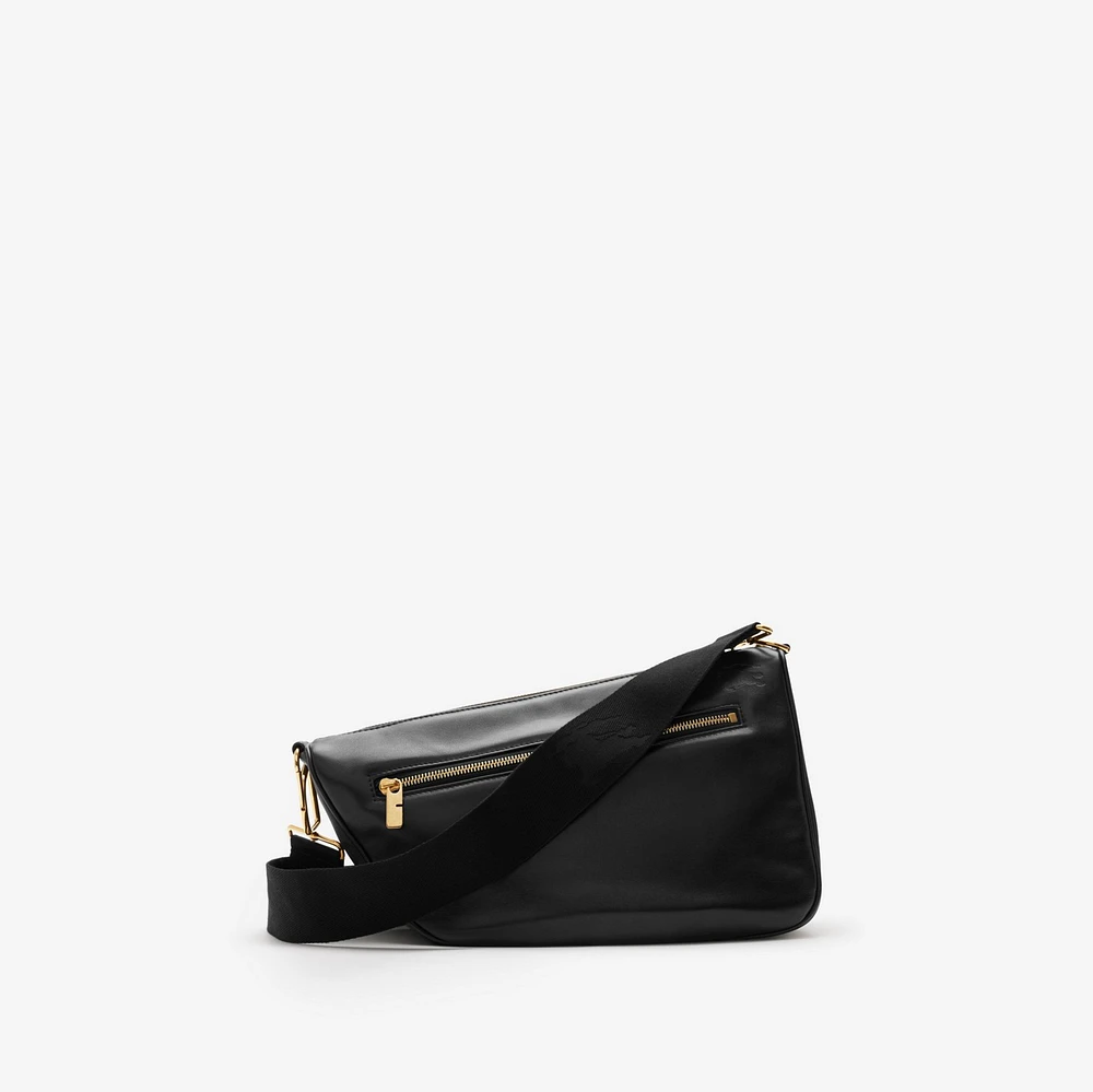 Medium Shield Messenger Bag in Black - Women | Burberry® Official