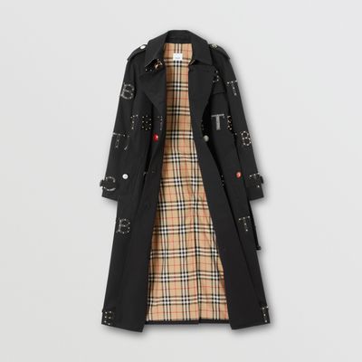 The Long Westminster Trench Coat Black - Men | Burberry® Official