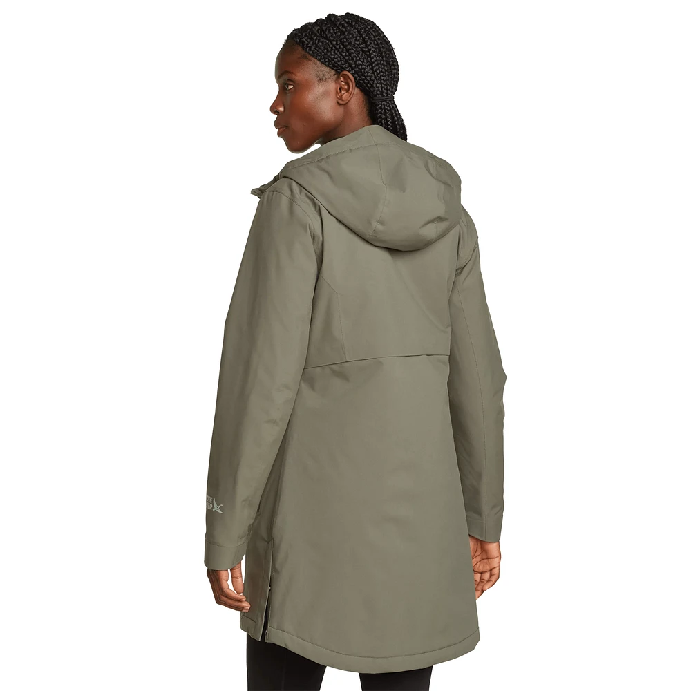 Cloud Cap Stretch Insulated Waterproof Trench Coat