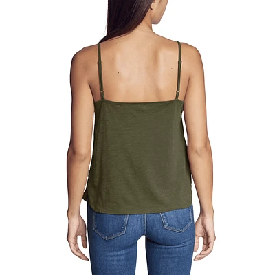 Gate Check Tie-Strap Tank Top - Solid