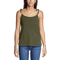 Gate Check Tie-Strap Tank Top - Solid