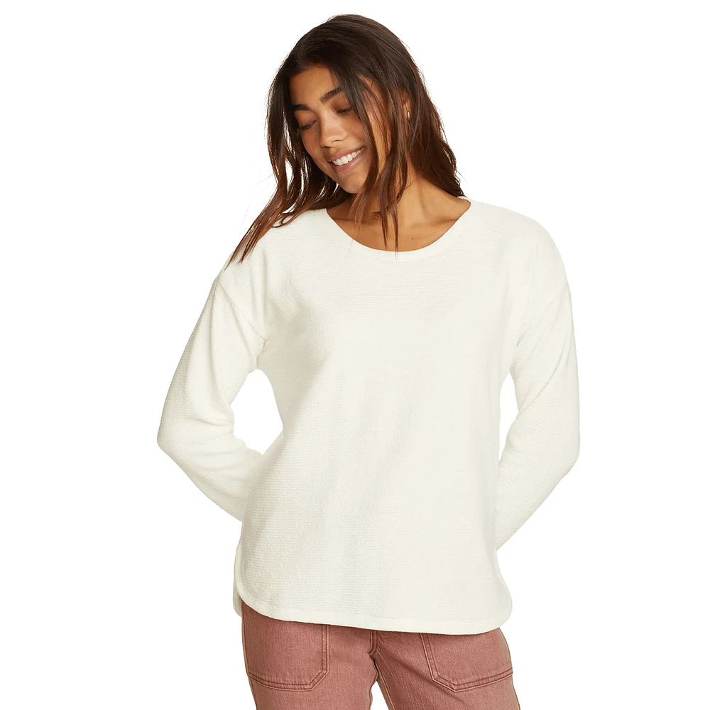 Freeland Textured Cotton Crewneck