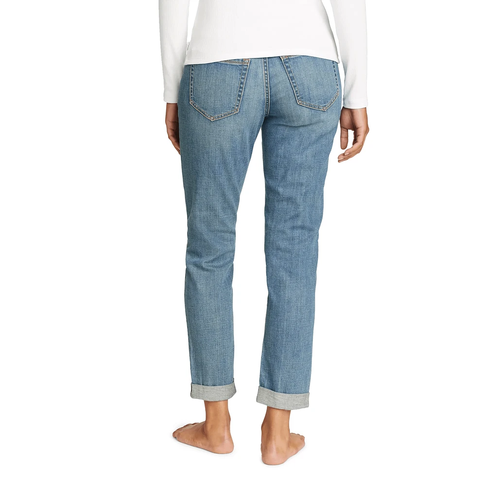 Boyfriend Mid-Rise Jeans - Slim Fit