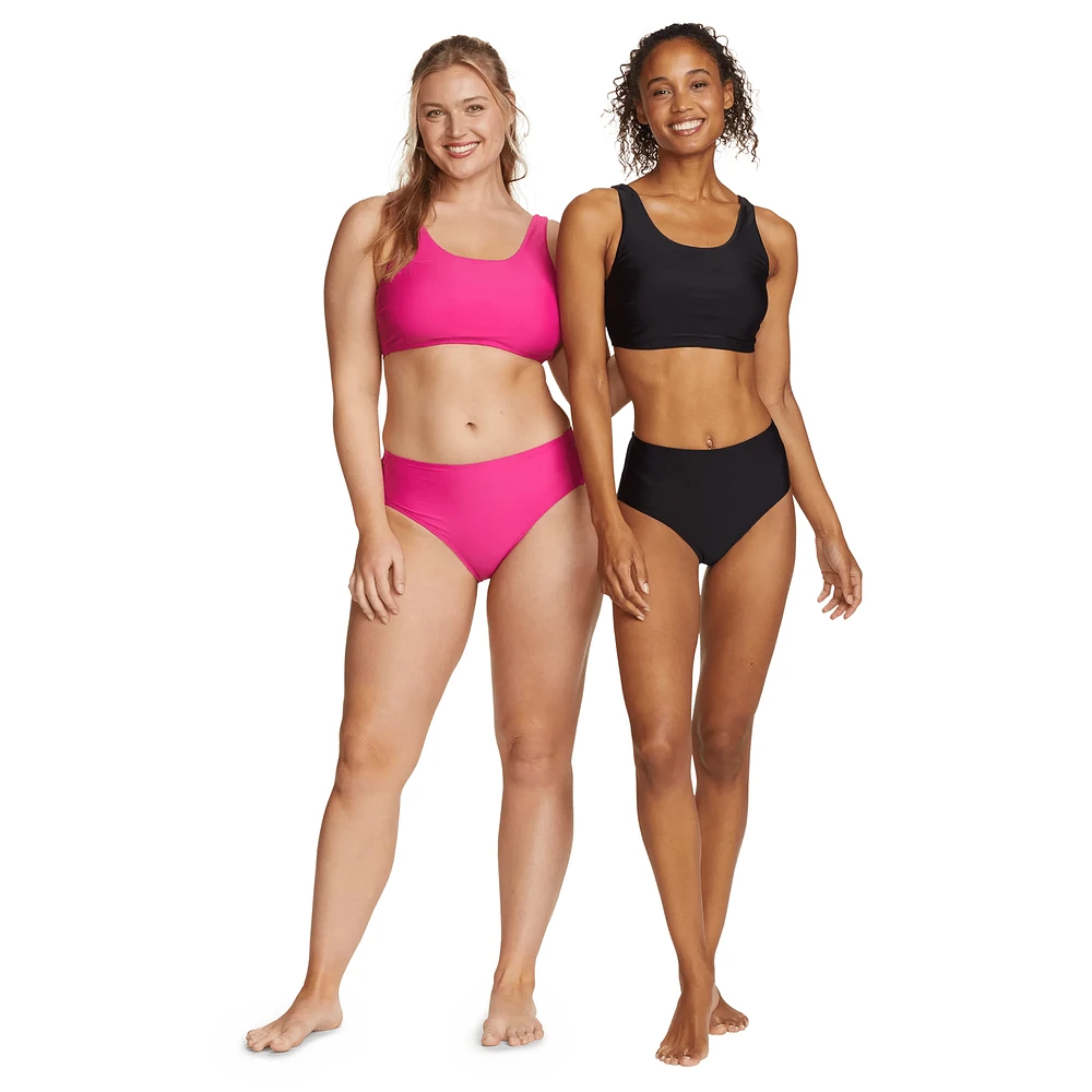 High-Waist Swim Briefs