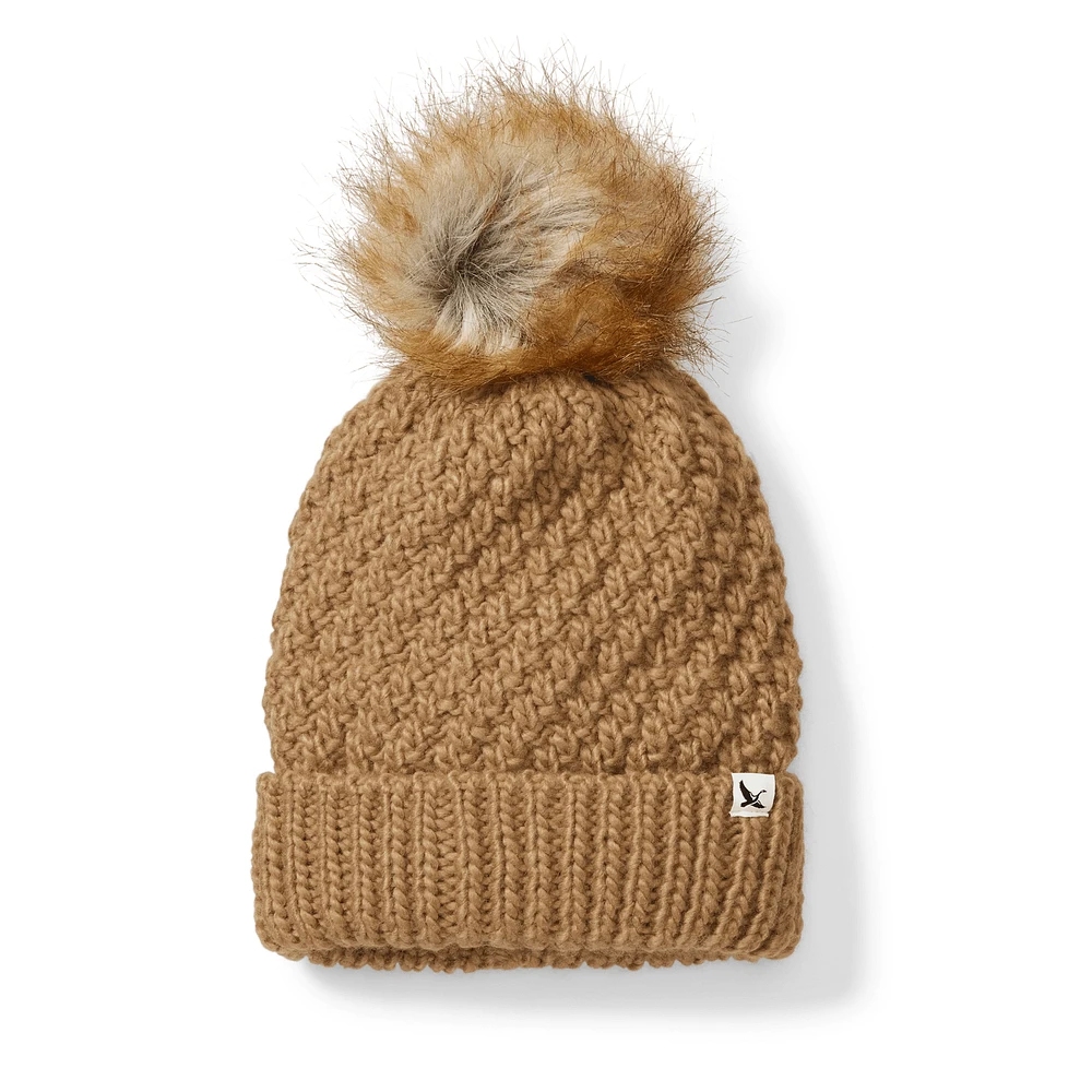 Cabin Faux Fur Pom Beanie