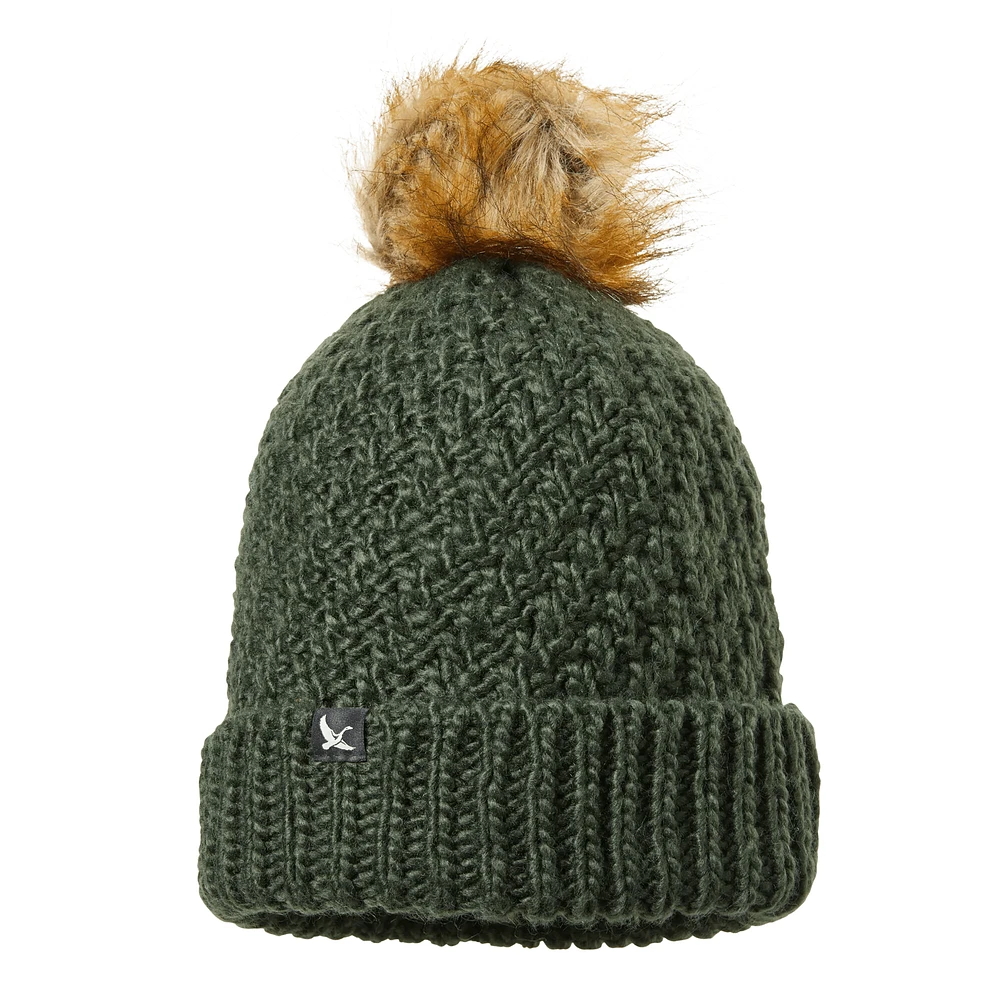 Cabin Faux Fur Pom Beanie