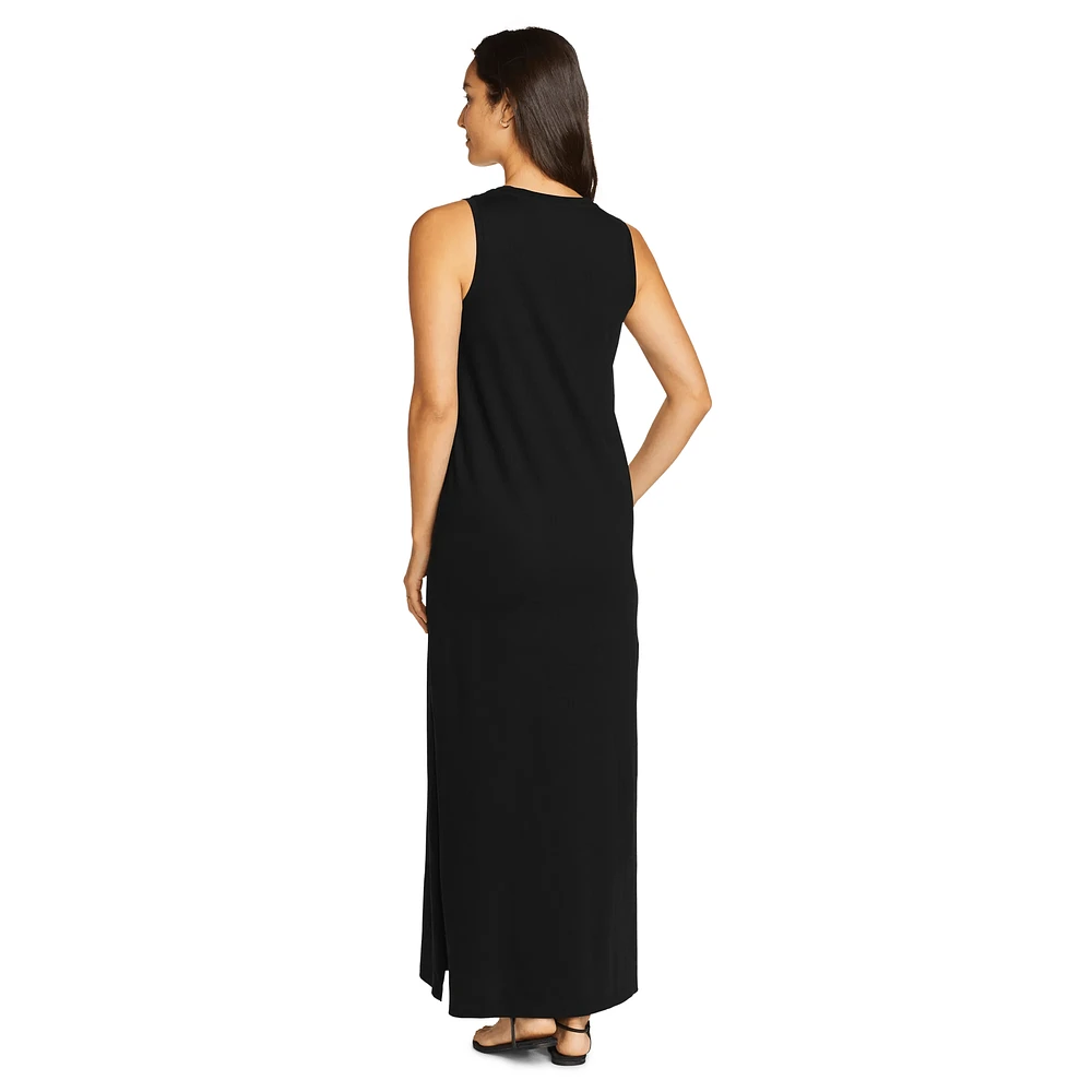 Coast and Climb Sleeveless Maxi Dress
