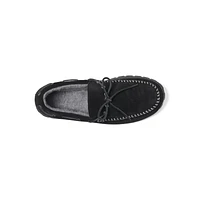 Shearling-Lined Moccasin Slippers