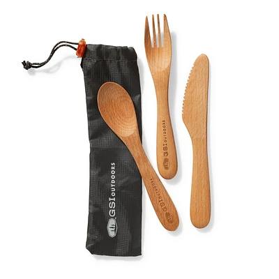RAKAU Wood Cutlery Set