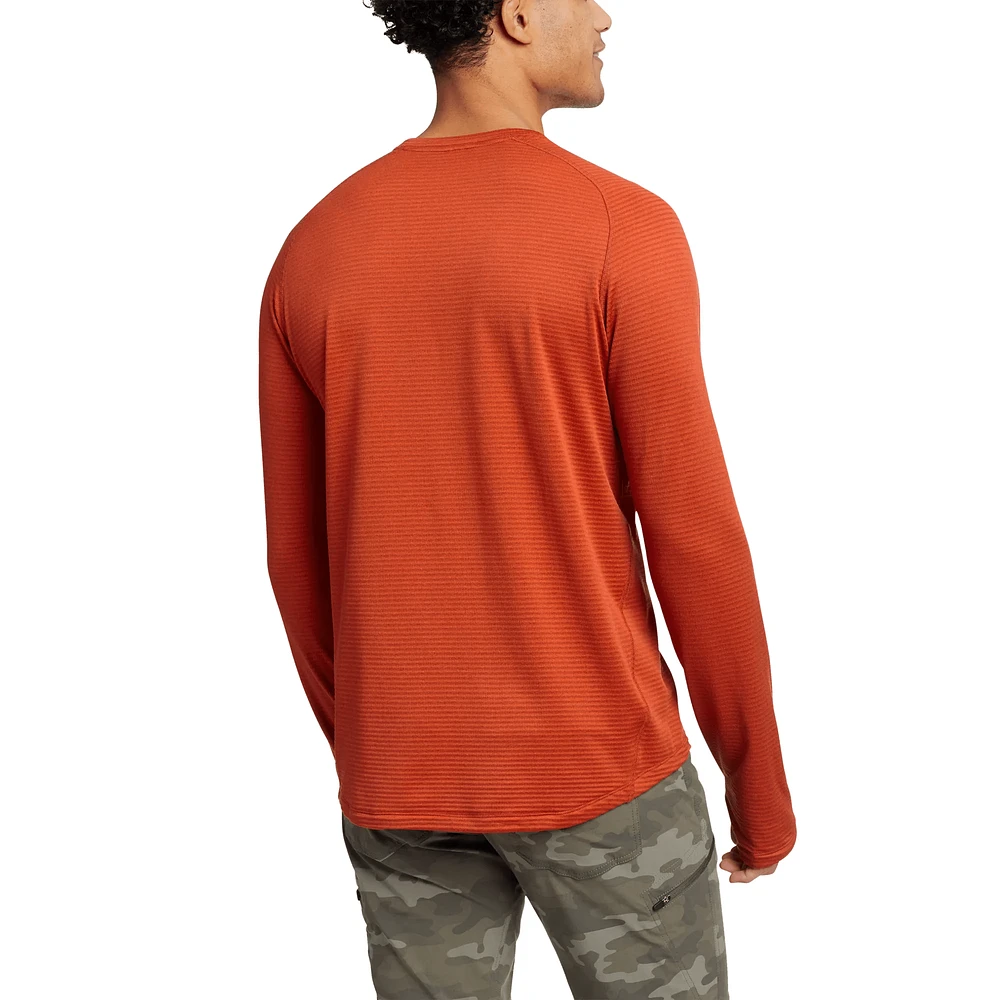 High Route Grid Air Long-Sleeve Crew