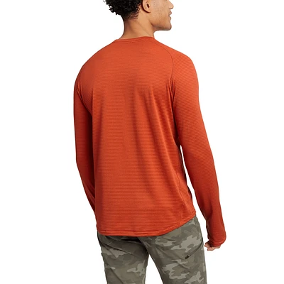 High Route Grid Air Long-Sleeve Crew