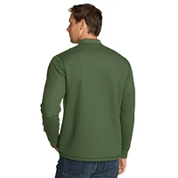 Faux Shearling-Lined Thermal Henley