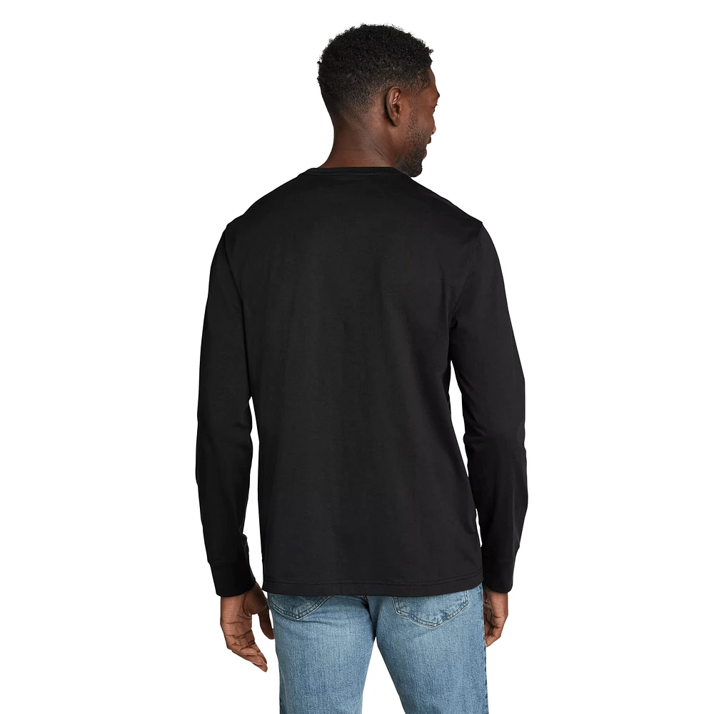 Legend Wash 100% Cotton Long-Sleeve Classic T-Shirt