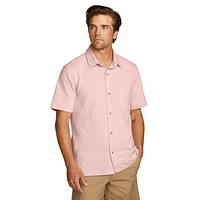 Alderpine Short-Sleeve Seersucker Shirt