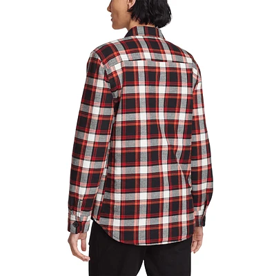 Quilted Flannel Shirt Jacket