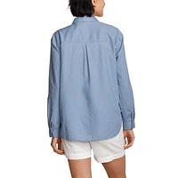 Wave Break Roll-Sleeve Shirt