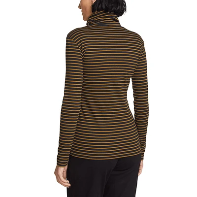 Stine's Long-Sleeve Turtleneck - Stripe