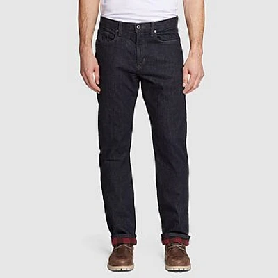 Men's Flannel-Lined Flex Jeans - Straight Fit