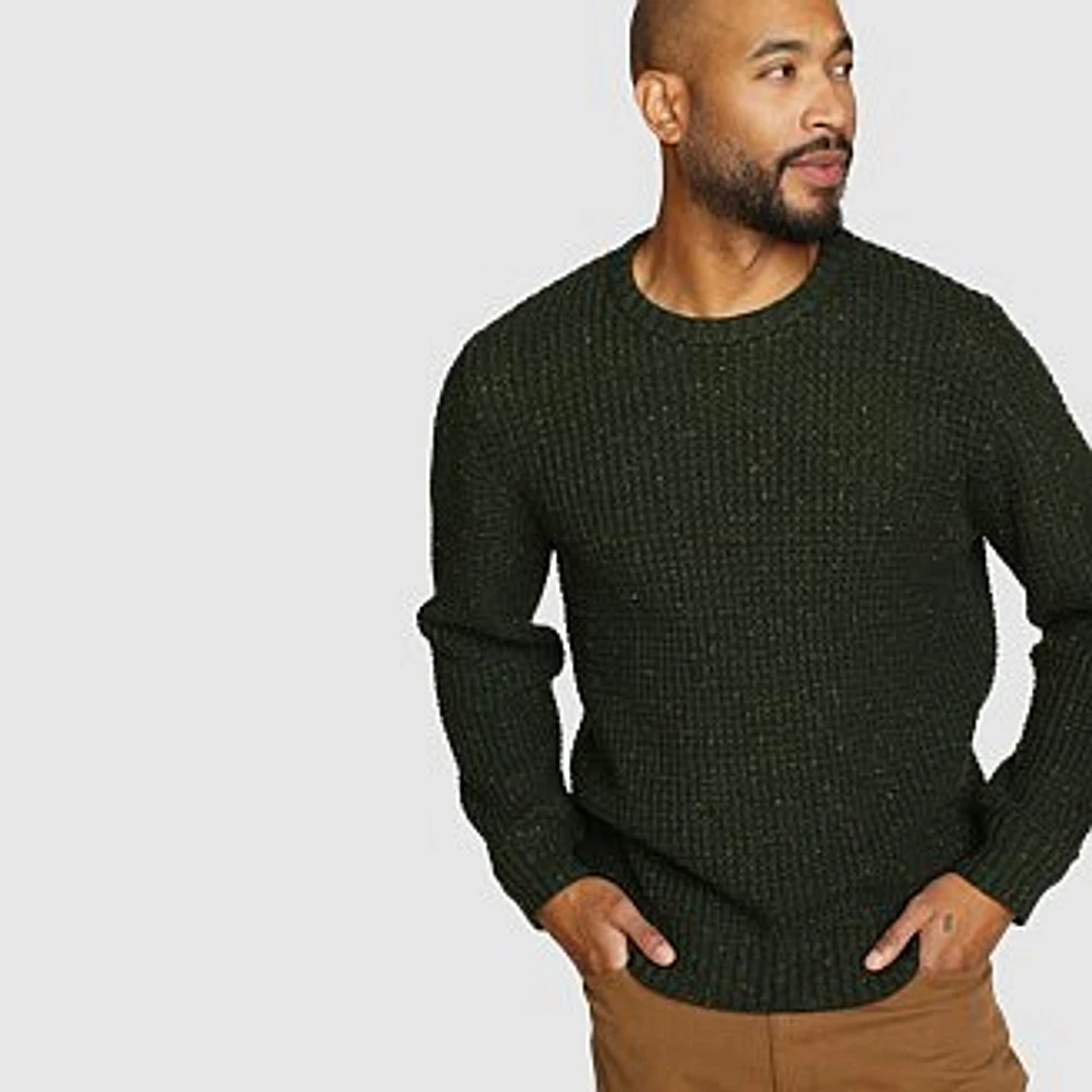 Men's Mogular Waffle Texture Sweater